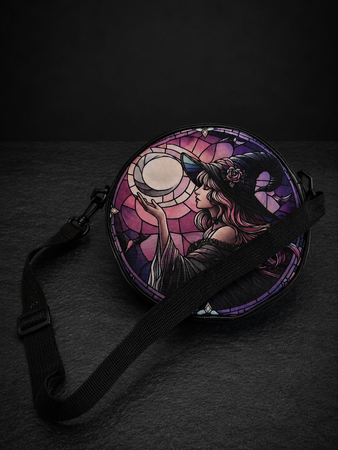 Round Shoulder Bag & Gothic/Witchery Mystery Accessories Bundles