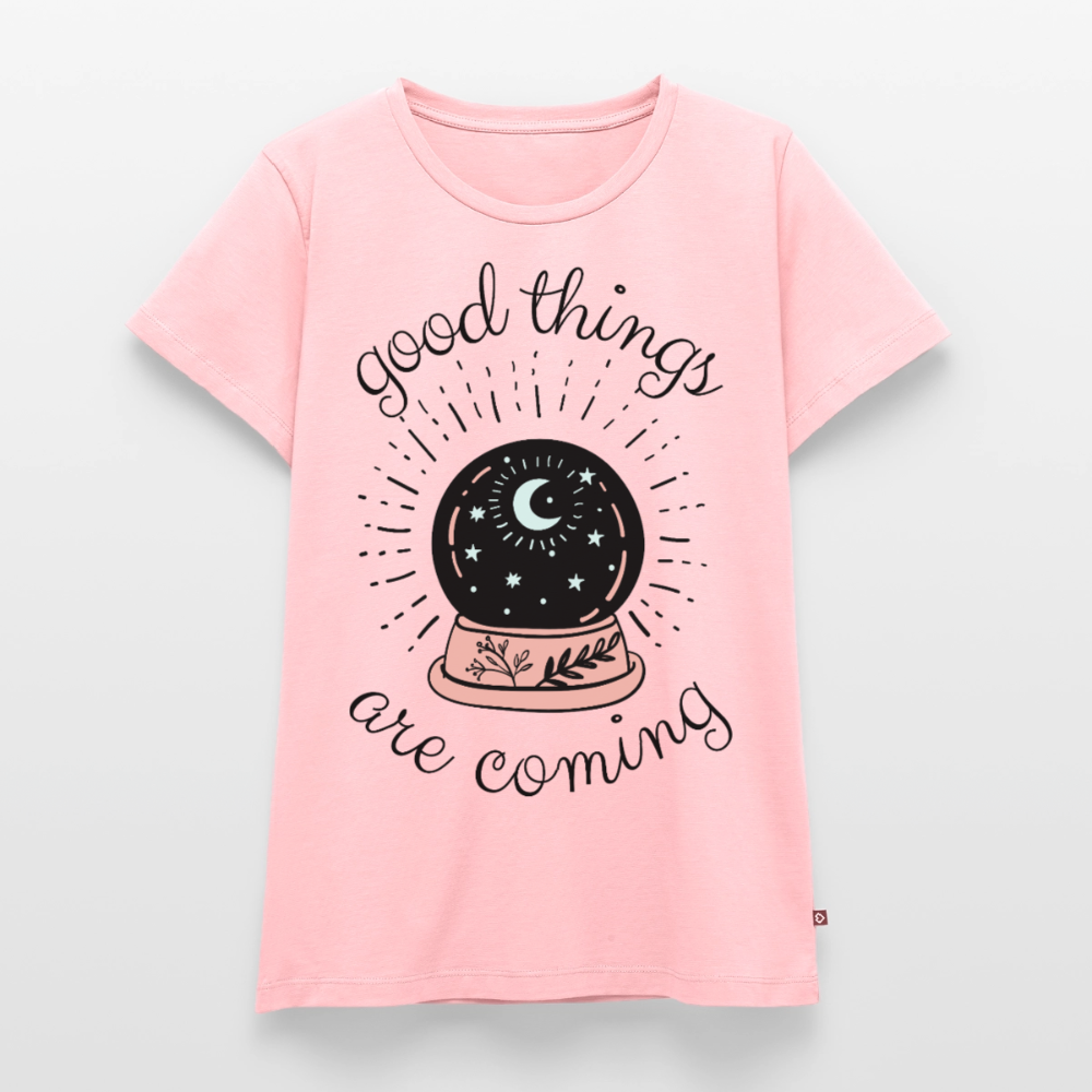 Good things are Coming - Kristallkugel Shirt - Women’s Premium T-Shirt - rose