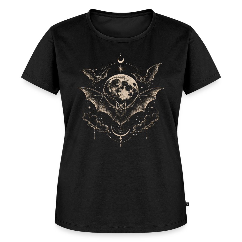 Frauen Premium T-Shirt – Moon Bat Design - black