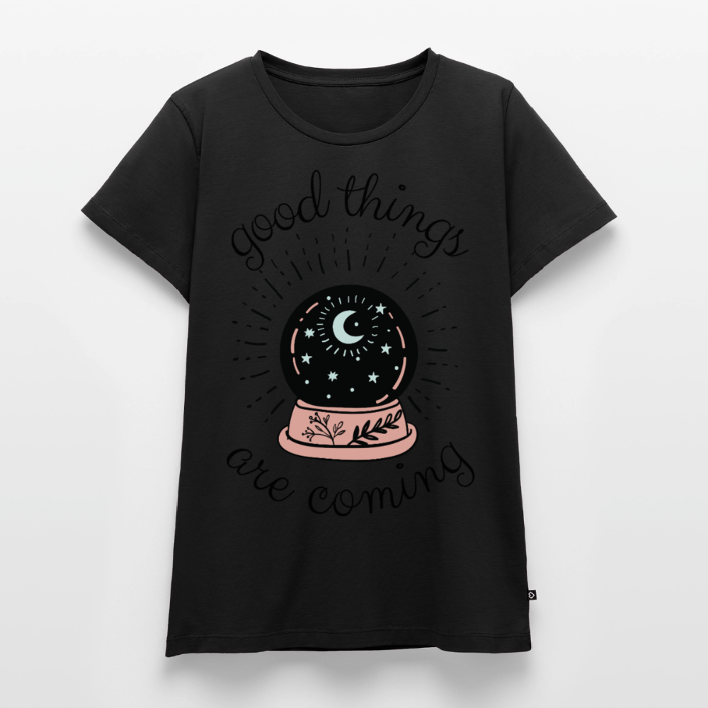 Good things are Coming - Kristallkugel Shirt - Women’s Premium T-Shirt - black