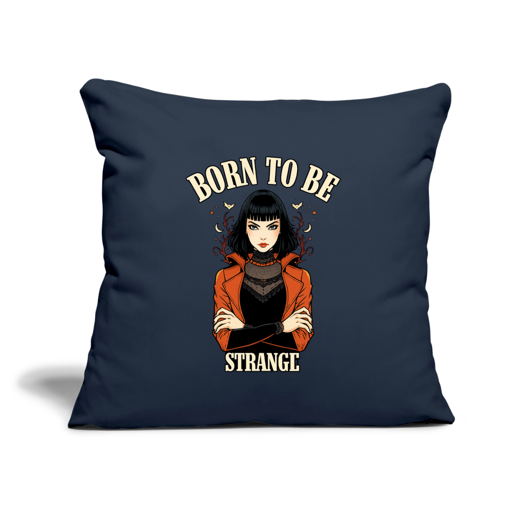 Kissenbezug 45 × 45 cm – Born to be Strange - navy