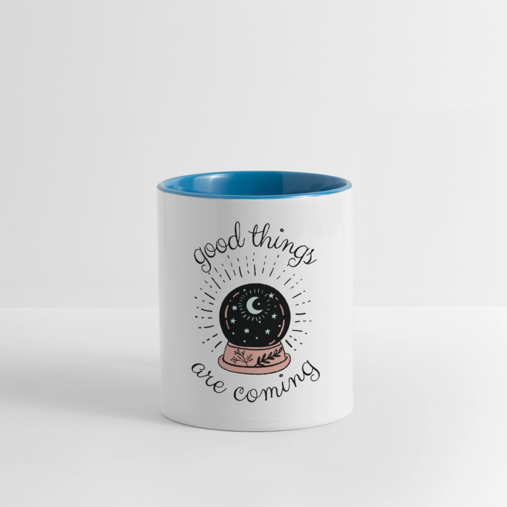 Witchy Kristallkugel - Good things are coming - Tasse - white/light blue
