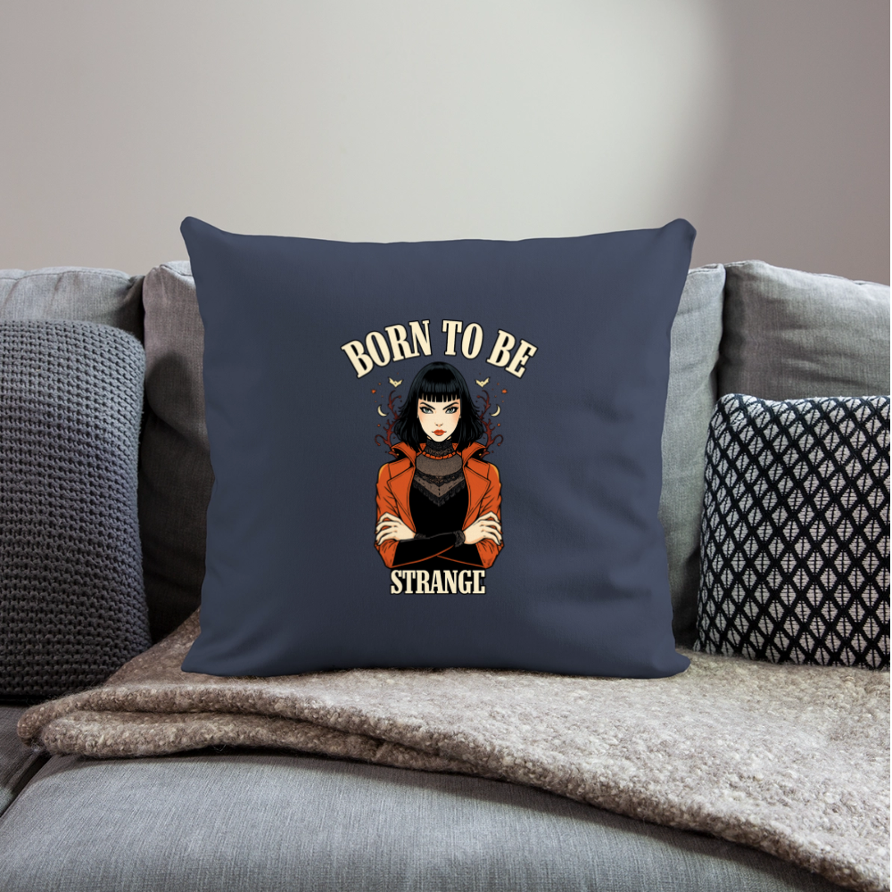 Kissenbezug 45 × 45 cm – Born to be Strange - navy