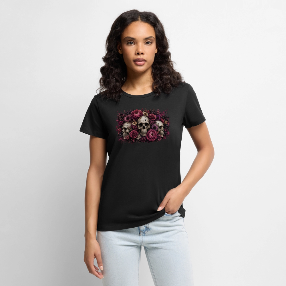 Skulls & Flowers - black