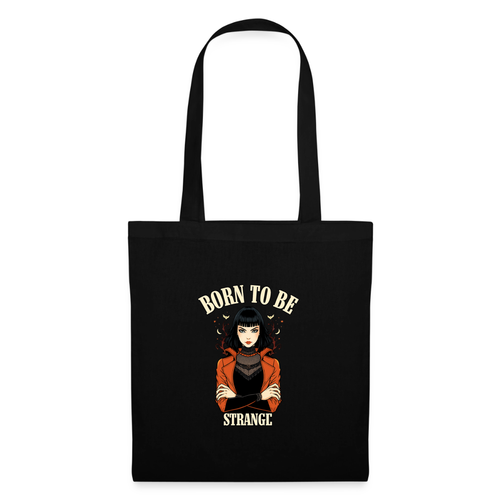 Tote Bag - Born to be Strange - black