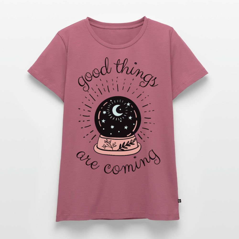 Good things are Coming - Kristallkugel Shirt - Women’s Premium T-Shirt - mauve