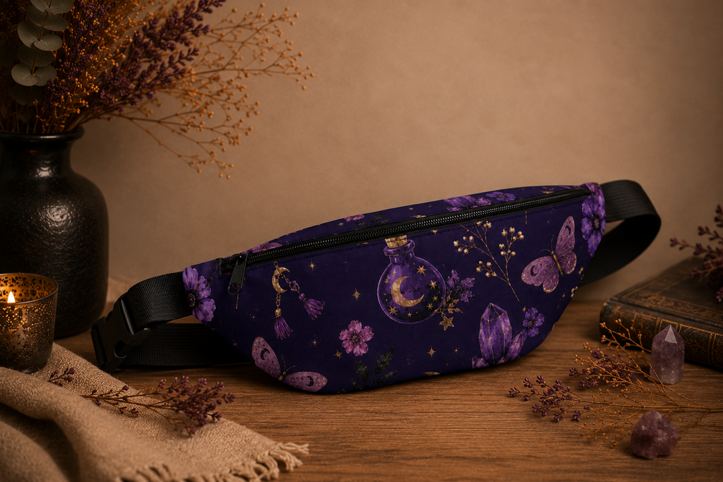 Mystic Violet Garden - Gürteltasche