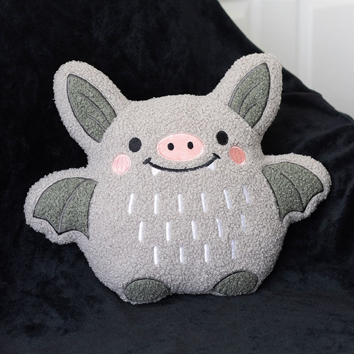 Bouclé-Kissen Cute Bat
