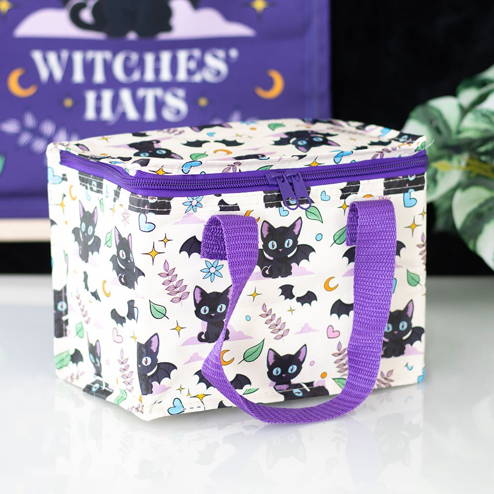 Cute & Creepy Lunch-Bag mit Katzenmotiv