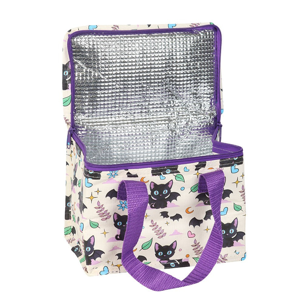 Cute & Creepy Lunch-Bag mit Katzenmotiv
