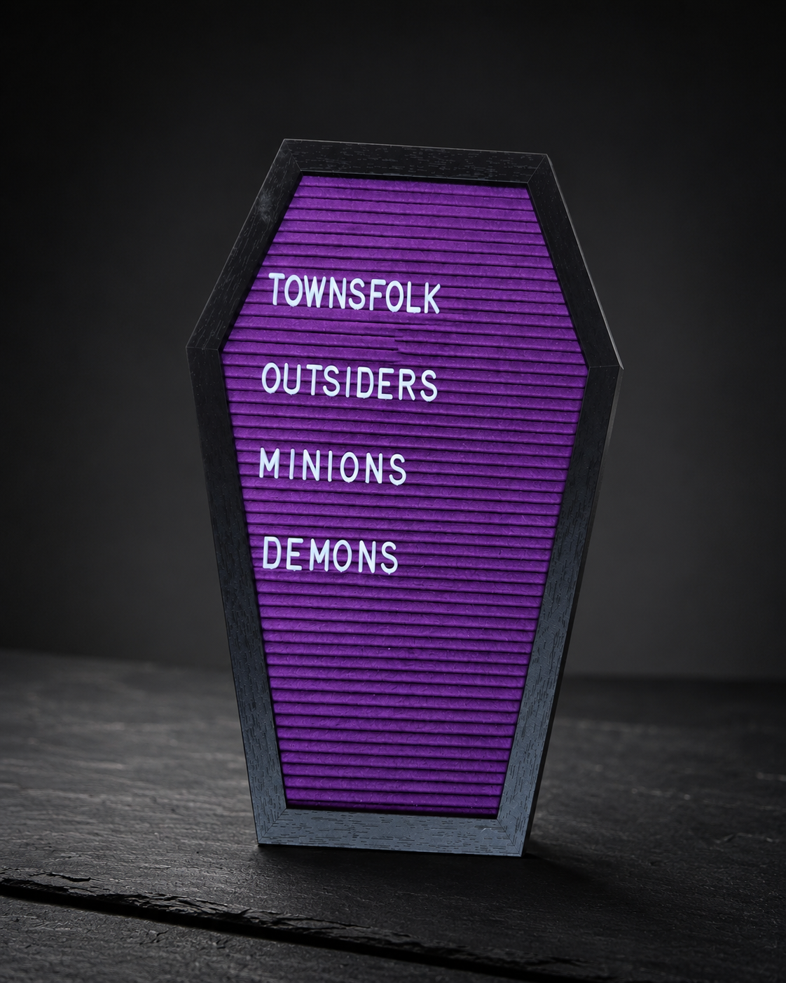 Coffin Display for Blood on the Clocktower
