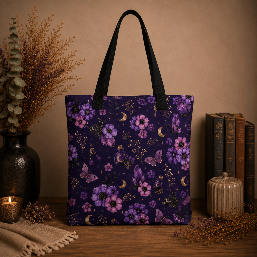Mystic Violet Garden - Stoffbeutel