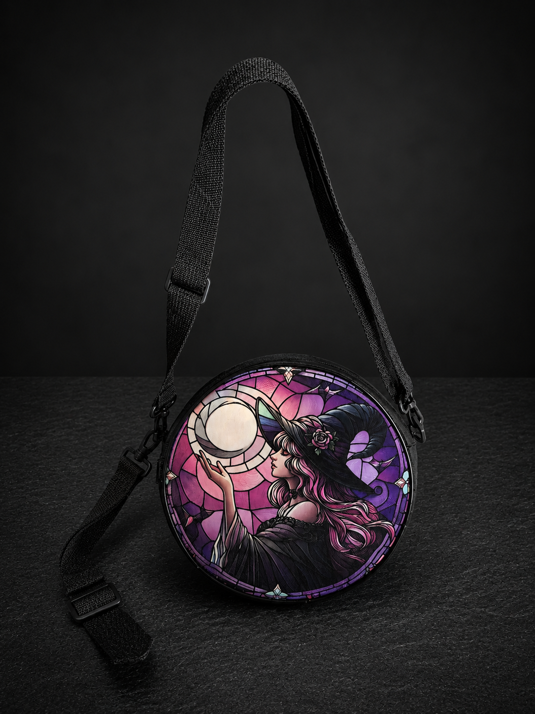 Round Shoulder Bag & Gothic/Witchery Mystery Accessories Bundles