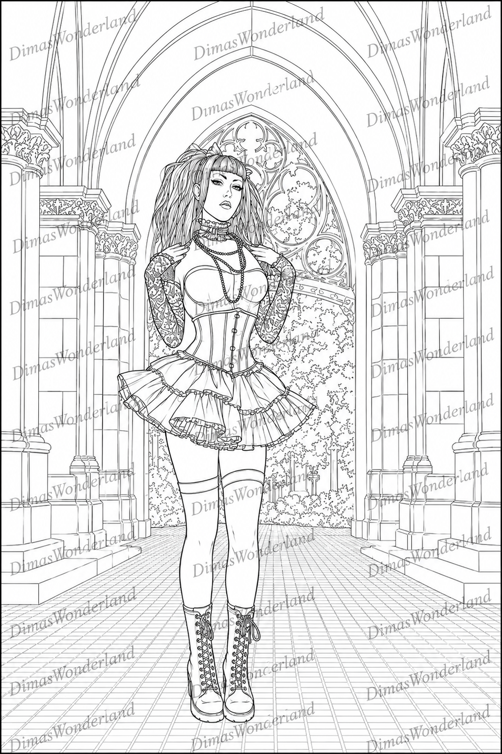 Velvety Shadows - The Adult Coloring Book